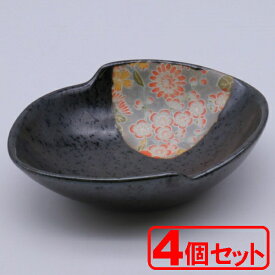 【4個セット】美濃焼 牡丹錦(青)ひねり小鉢 (小鉢) 約14.5x11.8x4.2cm 居酒屋 焼肉 和食 レストラン カフェ 喫茶店 飲食店 業務用 食器 和食器 取り皿 取皿 取り鉢 取鉢 小鉢 おかず 一品料理 和え物 惣菜 ナムル 煮物 サラダ 食洗器対応 レンジ対応 アウトレット 日本製