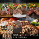 ハンバーグ ギフト 冷凍 送料無料 格之進ハンバーグバラエティセット各2個合計10個入