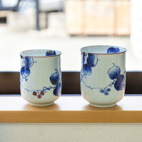 美濃焼 雪志野 夫婦湯呑 ペア 映える器ギャラリー 岐阜市 日本一の漆陶器 茶道具の品揃えと在庫 漆器 陶器 茶華道具