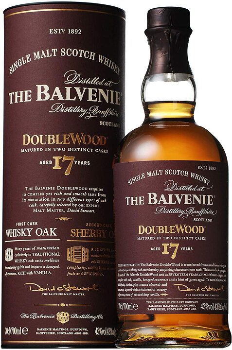 楽天市場】バルヴェニー 17年 ダブルウッド 43% / THE BALVENIE 17y 
