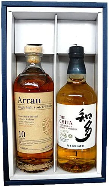 楽天市場】【送料無料】飲み比べウイスキー2本 アラン10年、サントリー 