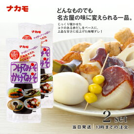 ナカモ つけてみそかけてみそ 400g 2個セット 味噌 みそだれ 味噌カツ たれ ソース 名古屋 お土産 名古屋みそ 時短 手軽 簡単 送料無料