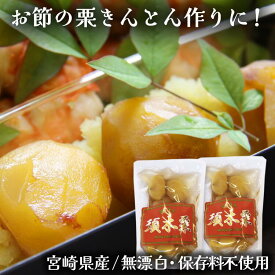 栗 甘露煮 国産 栗の甘露煮 くり 580g 和栗 丹羽栗 に負けない 宮崎県産 須木栗 パウチ 栗 無漂白 シロップ漬けお正月 栗きんとん おせち料理 モンブラン マロン ペースト クリーム 袋 製菓材料（固形300g）