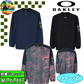 【スプリングセール開催中】FOA405814　オークリー　ウインド プルオーバー　STRIKING WIND LS PULLOVER 4.0　ゴルフウェア