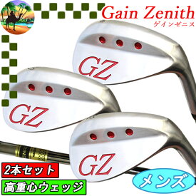 【全品5％引きクーポン有り6/1まで】2本セット　GZW-001　ゲインゼニス　ウェッジ　ゴルフクラブ　GeinZenith