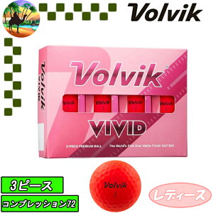 �y�S�i5�������N�[�|��10���܂Łz�{���r�b�N�@VOLVIK VIVID�@���f�B�[�X �S���t�{�[���@1�_�[�X�@12����