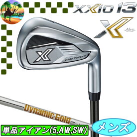 【全品5％引きクーポン有り4/21まで】XXIO X-eks-　XXIO13　ゼクシオ13　単品アイアン　ダイナミックゴールド 95　スチール　ゴルフクラブ