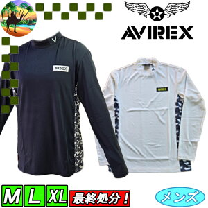 �y�ŏI�����z AVG2F-AP9�@�A�r���b�N�X�@�J���� ���b�N�l�b�N�V���c�@�S���t�E�F�A�@AVIREX GOLF