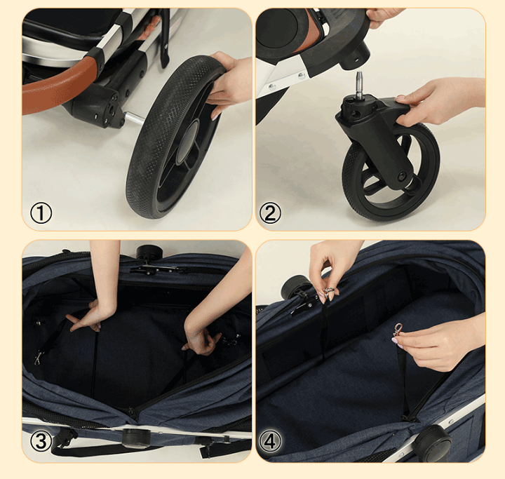 【送料無料】ペットカート折り畳み式 取り外し可能 小型中型犬カート 犬用バギー ペットカート 犬カート ペットバギー 分離型 多頭 小型犬 中型犬