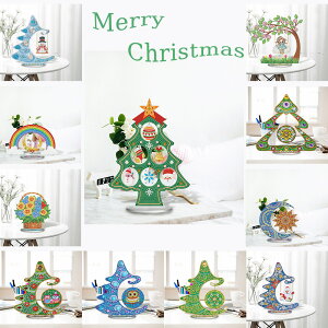 【二個購入で500円クーポン】クリスマ刺繍 ダイヤモンドアート クリスマスオーナメン ダイヤモンド絵画置物 ビーズ刺繍 刺繍キット クリスマス飾り 5Dダイヤモンド クリスマスツリー 雪だ