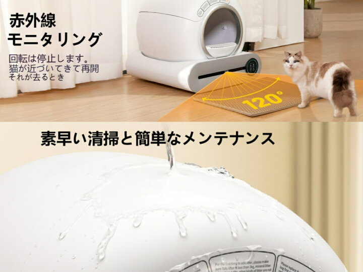 楽天市場】【お得なクーポン有り】猫 自動トイレ ペッツリースマート 