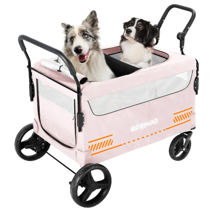 楽天市場】【お得なクーポン有り】Bosimao 大型犬カート ペットカート 