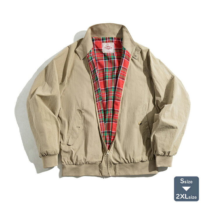 楽天市場 G9ミリタリー ジャケット メンズ ハリントンジャケット イギリス 紳士 春 秋 冬 Harrington Jacket スウィングトップ アウター メンズ おしゃれ ブルゾン Kalany Store