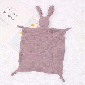 送料無料 2枚入 ベビー おしゃぶりタオル 赤ちゃん 寝かしつけ用 ガーゼ 綿毛布 ぬいぐるみ ハンカチ 噛むおもちゃ セキュリティブランケット 兎 お祝い 新生児 幼児用 楽天海外通販