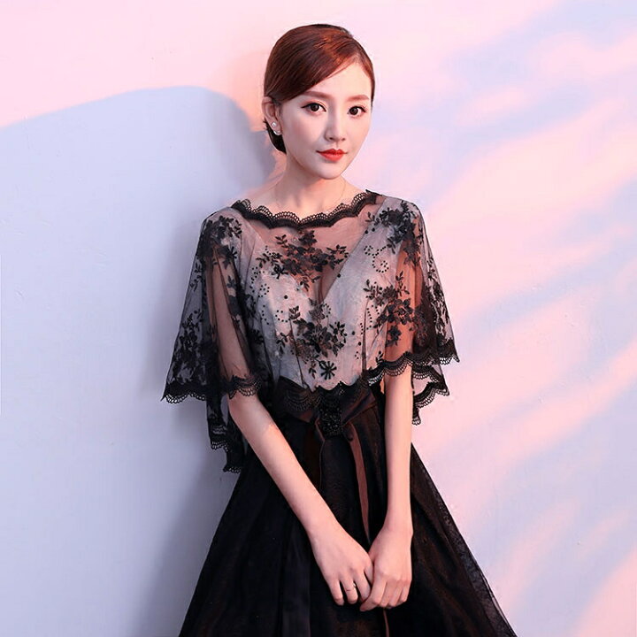 楽天市場 送料無料 ボレロ ワンピースコーデ 結婚式 ショール パーティ パーティーショール 結婚式 フォーマルショール レース コーディネート 楽天海外通販 Kalavika