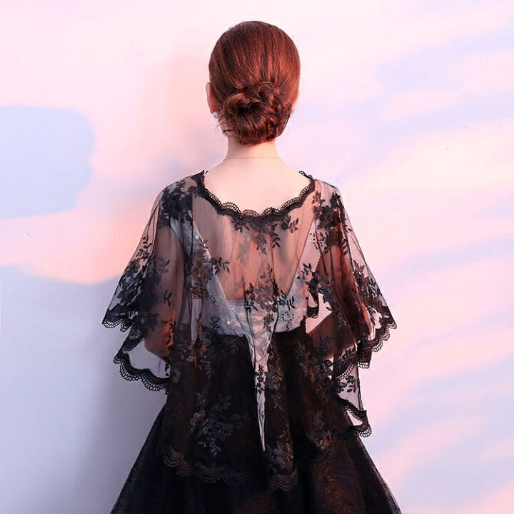 楽天市場 送料無料 ボレロ ワンピースコーデ 結婚式 ショール パーティ パーティーショール 結婚式 フォーマルショール レース コーディネート 楽天海外通販 Kalavika