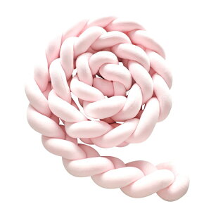 送料無料 寝返り防止クッション 3.5M 3本編みノットクッション ノットボール Knot ボール ベッドガード 15colors ベビー クッション ベッドサイド サイドガード ベッドバンパー 赤ちゃん 結び目