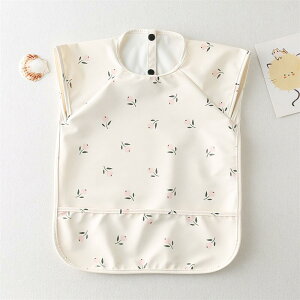 送料無料 お食事エプロン 袖なし ノースリップ ベビー 離乳食 北欧 女の子 男の子 80 90 100 110サイズ 赤ちゃん お食事スタイ 6ヶ月〜5歳 幼児 食事スモック 子供 食事用エプロン 保育園 幼稚園