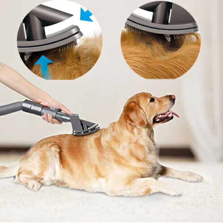 楽天市場 送料無料 ペット用ブラシ ダイソン 掃除機アクセサリー 猫 犬 動物用 クリーニングツール ニューデザインクリーナーアクセサリー 掃除機 アタッチメント V6 V7 V8 V10 V11 アダプター付き 長い毛ペットおすすめ 楽天海外通販 Kalavika