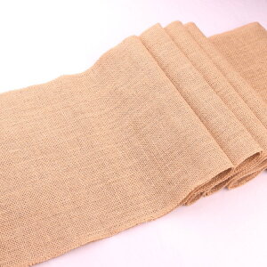 送料無料 2枚入 30*275cm リネン テーブルランナー テーブルクロス 薄い 中央 撮影用背景布 飾り布 麻布 結婚式 ガーランド 装飾 DIY 黄麻布 手芸用 パーティー リボンロール 雑貨 クラフト DIY パ