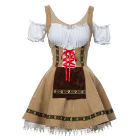 送料無料 メイド服 コスプレ ハロウィン ゴスロリ メイド衣装 エプロン ワンピース 半袖 仮装 レディース 可愛い ロリータ パーティー イベント 演出服 大きいサイズ 学園祭 楽天海外通販