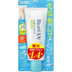 �y�|�C���g10�{���v�G���g���[�z�r�I�� UV �A�N�A���b�` ���C�g�A�b�v�G�b�Z���X SPF50+ PA++++ 100g�bBiore ���Ă��~��
