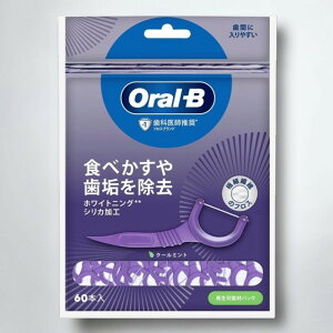 Oral-B �I�[����B �t���X�s�b�N �z���C�g�j���O 60�{���b�f���^���t���X ���ԃu���V P&G