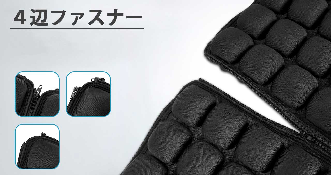 無重力3Dエアクッション/椅子低反発おしゃれオフィスエアークッションヒーター付き水洗いOK