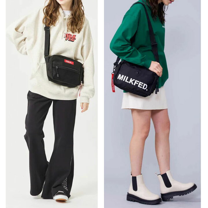 楽天市場】ミルクフェド ショルダーバッグ SHOULDER WIDE BAG MESH 
