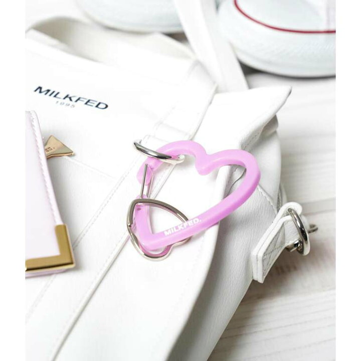 楽天市場】MILKFED. ミルクフェド 【NEO HEART CARABINER】ハート型 カラビナ チャーム キーホルダー キーリング 通学 リュック かわいい ブランド 103211054027 : kalulu【カルル】 楽天市場】MILKFED. ミルクフェド 【NEO HEART CARABINER】ハート型 カラビナ チャーム キーホルダー キーリング 通学 リュック かわいい ブランド 103211054027 : kalulu【カルル】
