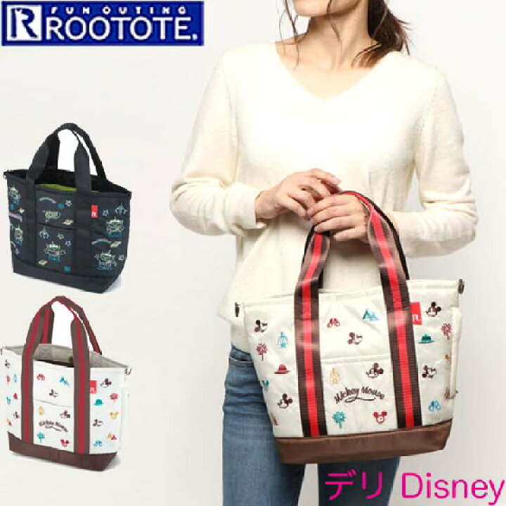 楽天市場 ルートート Rootote デリ トートバッグ オトナ ディズニー ミッキーマウス トイストーリー レディース 送料無料 母の日 ギフト 4442 ｋａｌｕｌｕ カルル