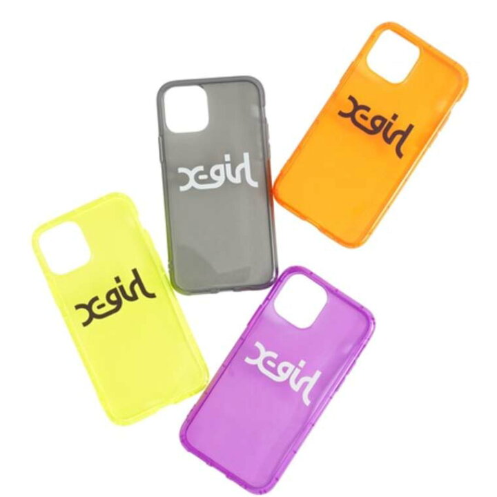 楽天市場 X Girl エックスガール スマホケース Iphoneケース Mills Logo Clear Mobile Case For Iphone 11 ｋａｌｕｌｕ カルル