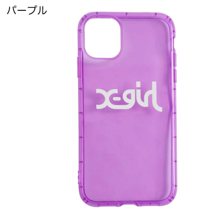 楽天市場 X Girl エックスガール スマホケース Iphoneケース Mills Logo Clear Mobile Case For Iphone 11 ｋａｌｕｌｕ カルル