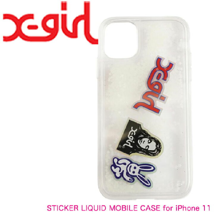 楽天市場 X Girl エックスガール スマホケース Iphone 11 ケース Sticker Liquid Mobile Case For Iphone 11 スマートフォン ケース ｋａｌｕｌｕ カルル