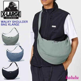 XLARGE エクストララージ ショルダーバッグ WALKY SHOULDER BAG 斜めがけ 肩がけ ボディバッグ バッグ 撥水 鞄 撥水 軽量 お出かけ 通勤 通学 旅行 カジュアル ストリート ブランド メンズ 101233053002