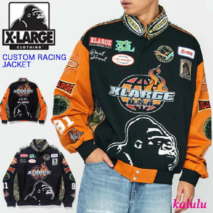 楽天市場】 エクストララージ ジャケット CUSTOM RACING JACKET XLARGE 
