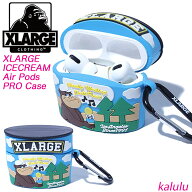 XLARGE エクストララージ エアーポッズ プロ XLARGE ICECREAM Air Pods PRO Case 第1世代 第2世代 ワイヤ…