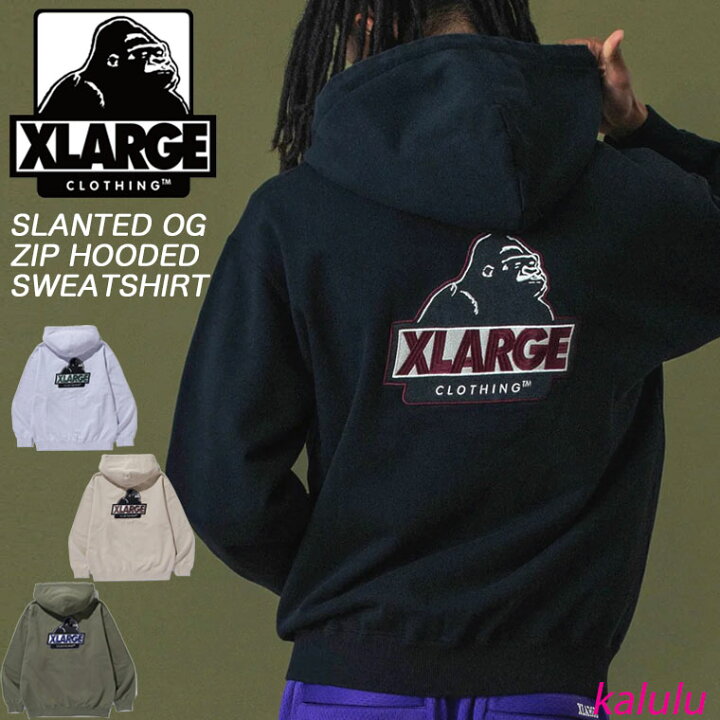 楽天市場】エクストララージ パーカー XLARGE SLANTED OG ZIP HOODED 