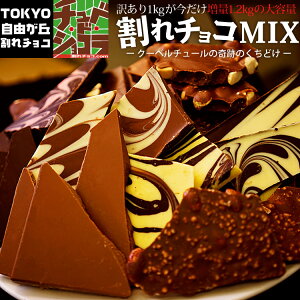 訳あり割れチョコミックス12種 東京・自由が丘チュべドショコラのクーベルチュール割れチョコ