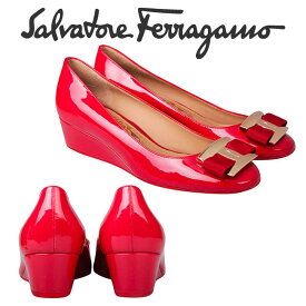 フェラガモ FERRAGAMO レッド レディースパンプス 0591074 NINNA ROSSO 海外輸入品