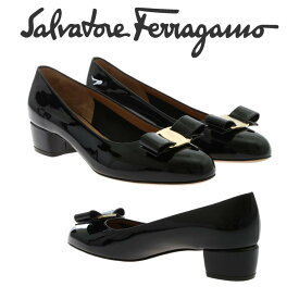 フェラガモ FERRAGAMO レディース ヴァラ リボン レザー パンプス 0591963 VARA1 NERO 海外輸入品