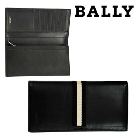 バリー BALLY 二つ折り カーフ 長財布 6166474 TALIRO290 BLACK 海外輸入品