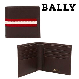 バリー BALLY メンズ財布 二つ折れ財布 6167395 TOLLENT271 CHOCOLATE 海外輸入品