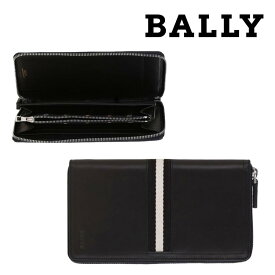 バリー BALLY メンズ 財布 サイフ ラウンドファスナー長財布 ブラック 6167360 TEVIN290 BLACK 海外輸入品