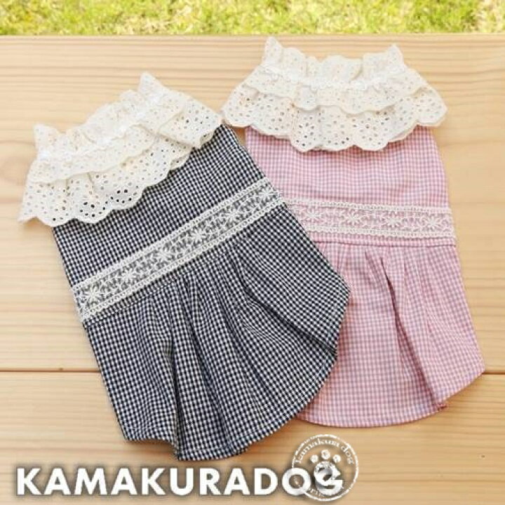 楽天市場】【犬の服】コットンレースカラー付ワンピ : 鎌倉DOG2号店 
