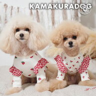 【 犬 服 春夏 Tシャツ フリル 】 肩フリルプチフルーツT　鎌倉DOG トップス 人気 さくらんぼ いちご フ…