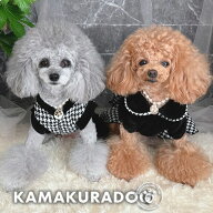 【犬　服】千鳥柄ワンピース＆つなぎ