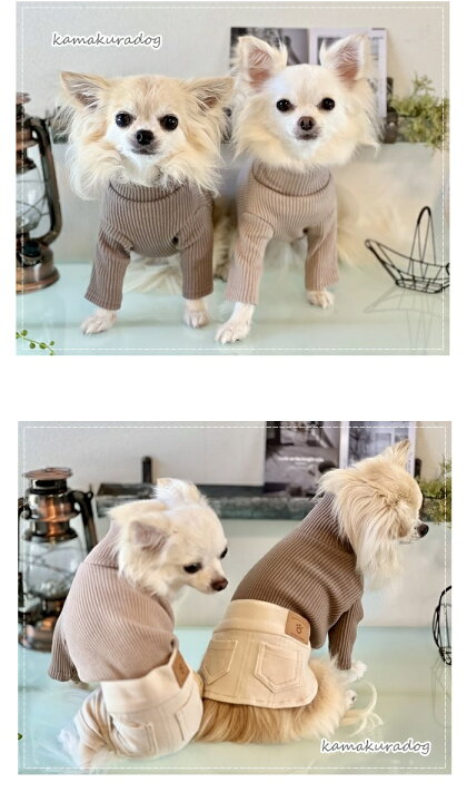 楽天市場】【 犬 服 長袖 秋冬 】 ハイネック 鎌倉DOG トップス 人気 