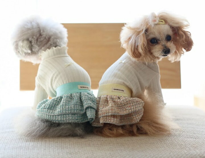 楽天市場】【犬 服 スカート】ツイードフリルスカート 鎌倉DOG