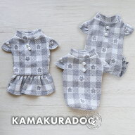 【犬 服 Tシャツ】パールデイジートップス・ワンピース 鎌倉DOG ワンピース 人気 ( 犬の服 犬服 小型犬 …